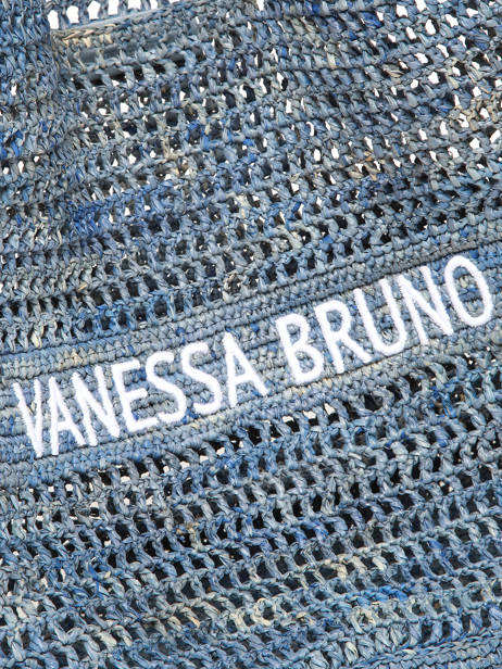 Hobo Cabas Raphia Raphia Vanessa bruno Blauw cabas raphia 60V40819 ander zicht 2