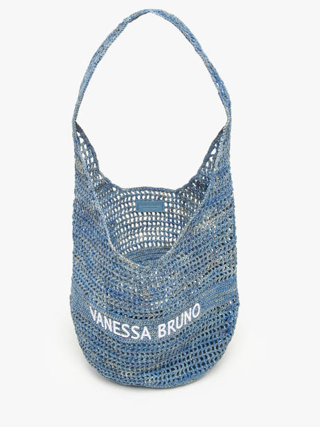 Hobo Cabas Raphia Raphia Vanessa bruno Blauw cabas raphia 60V40819 ander zicht 3