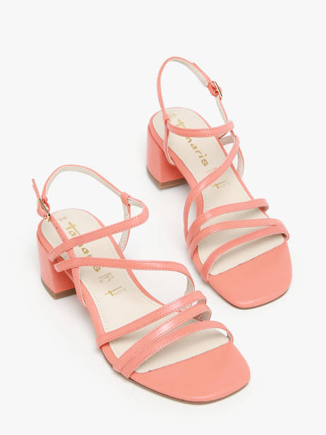 Sandalen Met Hak Uit Leder Tamaris Oranje women 42 ander zicht 1