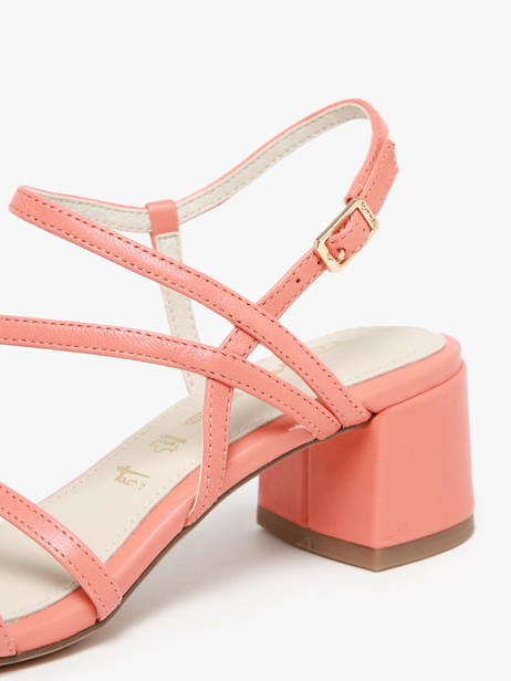 Sandalen Met Hak Uit Leder Tamaris Oranje women 42 ander zicht 2