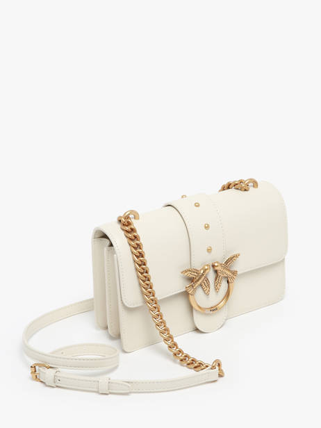 Cross Body Tas Love Bag Icon Leder Pinko Beige love bag icon A0F1 ander zicht 2