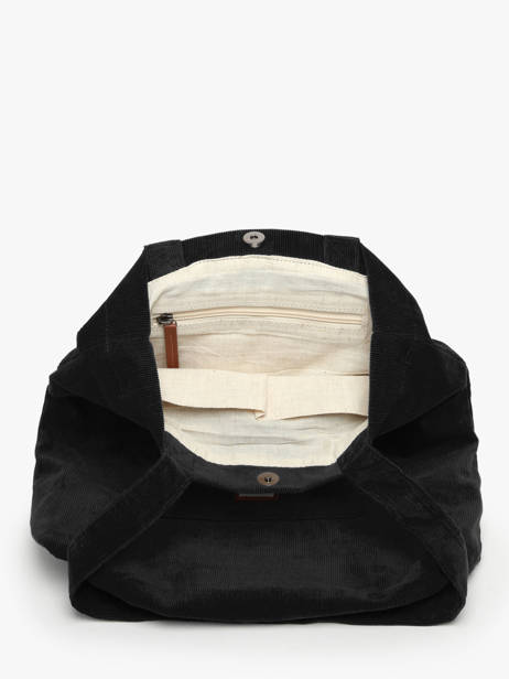 Schoudertas A4 Formaat Basilic pepper Zwart delhi BDEH03 ander zicht 3