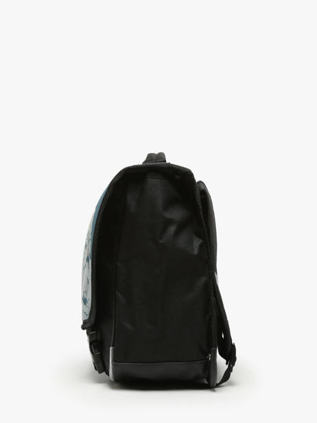 Boekentas 2 Compartimenten Skooter Blauw soccer squad 4462 ander zicht 2