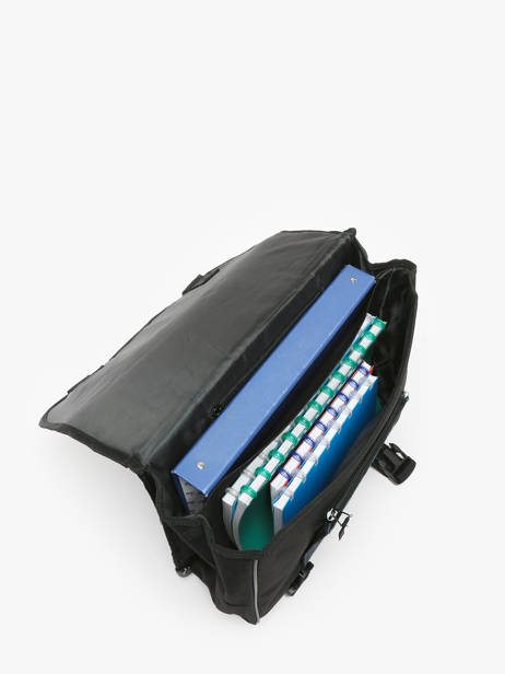 Boekentas 2 Compartimenten Skooter Blauw soccer squad 4462 ander zicht 3