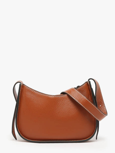 Cross Body Tas Foudre Leder Etrier Bruin foudre EFOD089S ander zicht 4