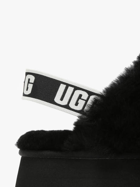 Slippers Met Riempjes Funkette Uit Leder Ugg Zwart women 1113474 ander zicht 3