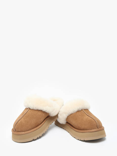 Pantoffels Disquette Met Platformzool Uit Leder Ugg Bruin women 1122550 ander zicht 3