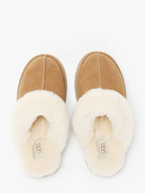 Pantoffels Disquette Met Platformzool Uit Leder Ugg Bruin women 1122550 ander zicht 4