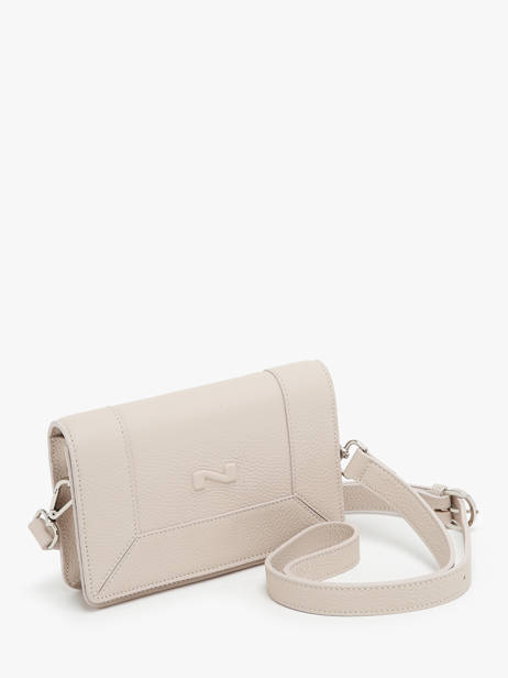 Cross Body Tas Maastricht Leder Nathan baume Beige mondrian 4 ander zicht 2