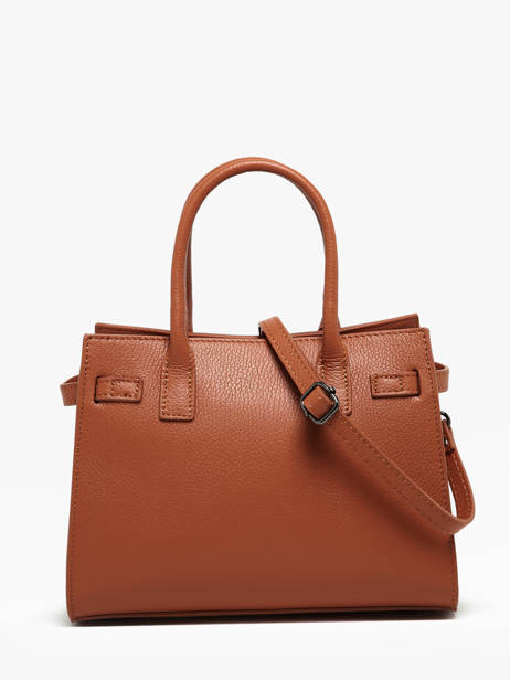 Handtas Caviar Leder Milano Bruin caviar CA24063 ander zicht 4