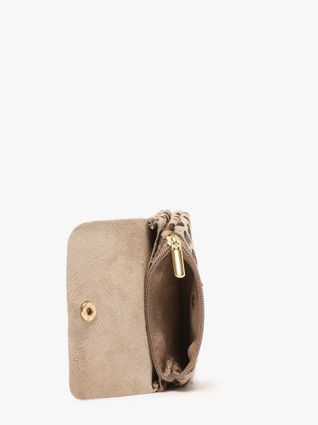 Portemonnee Leder Milano Veelkleurig velvet leopardo VL23092 ander zicht 1