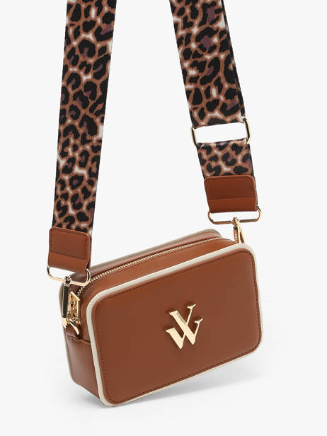 Cross Body Tas Animal Vanessa wu Bruin animal MA0110 ander zicht 2