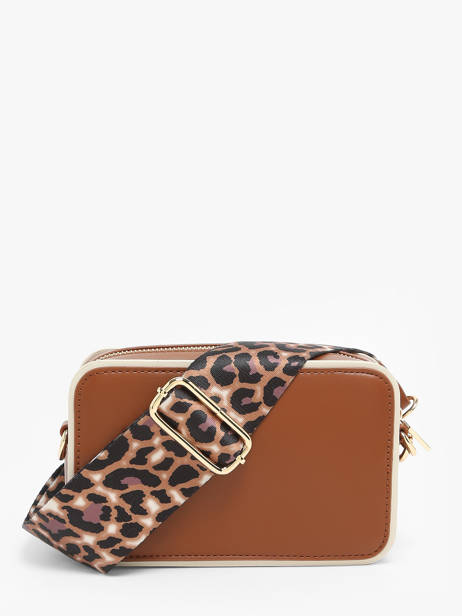 Cross Body Tas Animal Vanessa wu Bruin animal MA0110 ander zicht 4