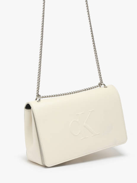Cross Body Tas Sculpted Calvin klein jeans Beige sculpted K612727 ander zicht 2