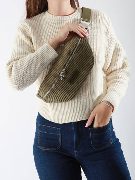 Heuptasje Vanessa wu Groen velours MA0112 ander zicht 1