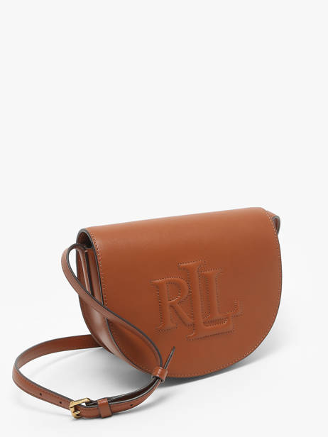 Cross Body Tas Anstey Leder Lauren ralph lauren Bruin anstey 31950130 ander zicht 2