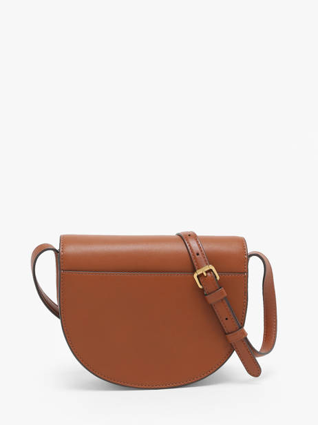 Cross Body Tas Anstey Leder Lauren ralph lauren Bruin anstey 31950130 ander zicht 4