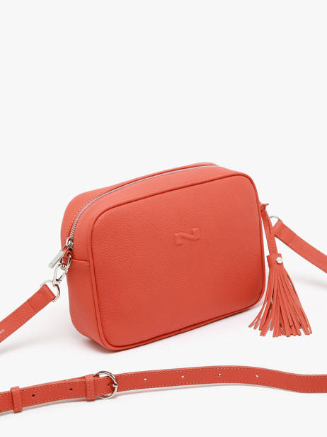 Cross Body Tas Camera Bag Leder Nathan baume Oranje nathan 2 ander zicht 2