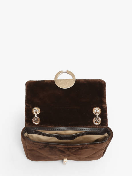 Cross Body Tas S Moon In Fluweel Vanessa bruno Bruin moon 42V40326 ander zicht 3