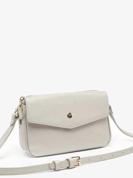 Cross Body Tas Luna Leder Hexagona Zilver luna 6820083 ander zicht 2