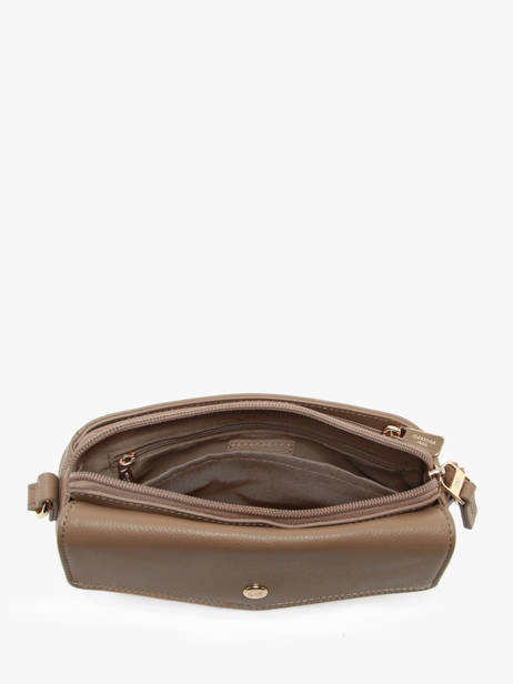 Cross Body Tas Luna Leder Hexagona Bruin luna 6820083 ander zicht 3