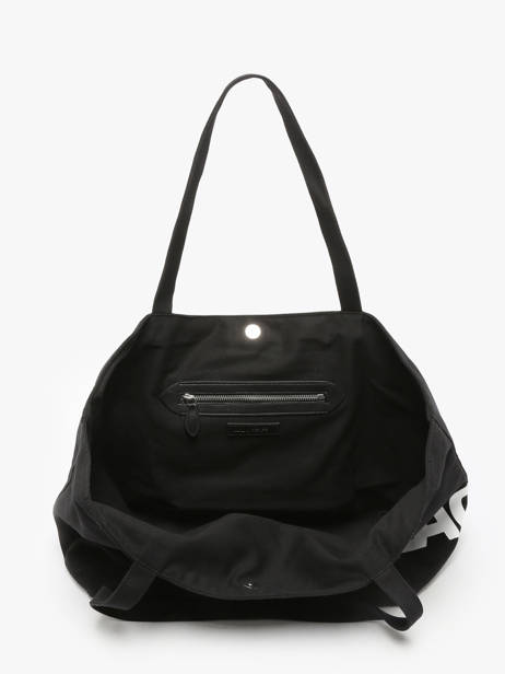 Handtas K Essential Katoen Karl lagerfeld Zwart k essential 246W3886 ander zicht 3