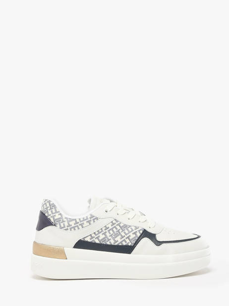 Sneakers Uit Leder Tommy hilfiger Wit women 8381YBL