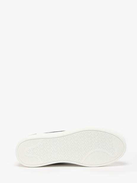 Sneakers Uit Leder Tommy hilfiger Wit women 8381YBL ander zicht 5