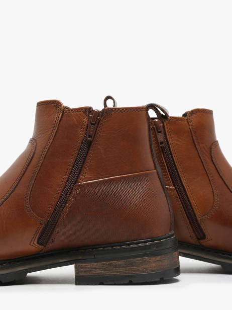 Boots Elster Uit Leder Redskins Bruin men ELSTER ander zicht 2