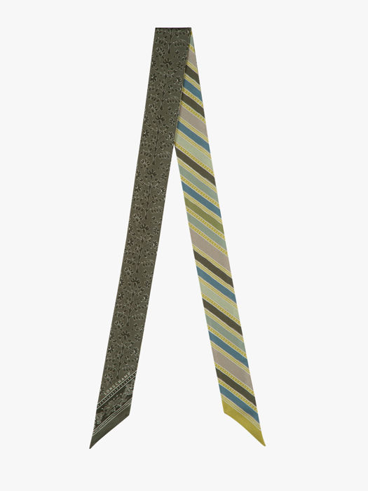 Longchamp Soie gots Foulard Groen
