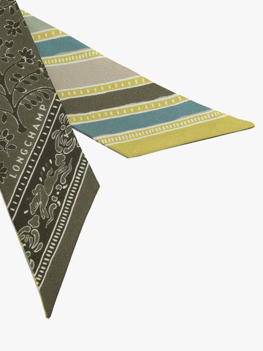 Longchamp Soie gots Foulard Groen