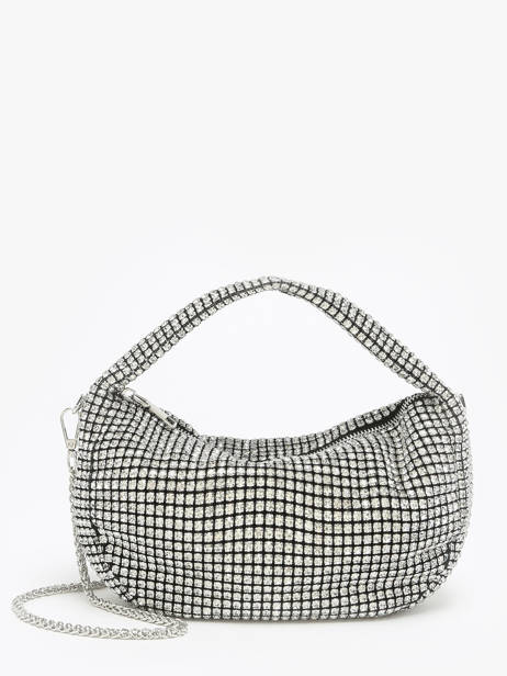 Avondtas Miniprix Zilver strass GL37003