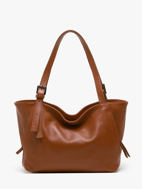 Schoudertas Caviar Leder Milano Oranje caviar CA24065