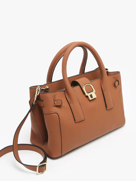 Handtas S Equestre Leder Etrier Bruin equestre EEQT142S ander zicht 2