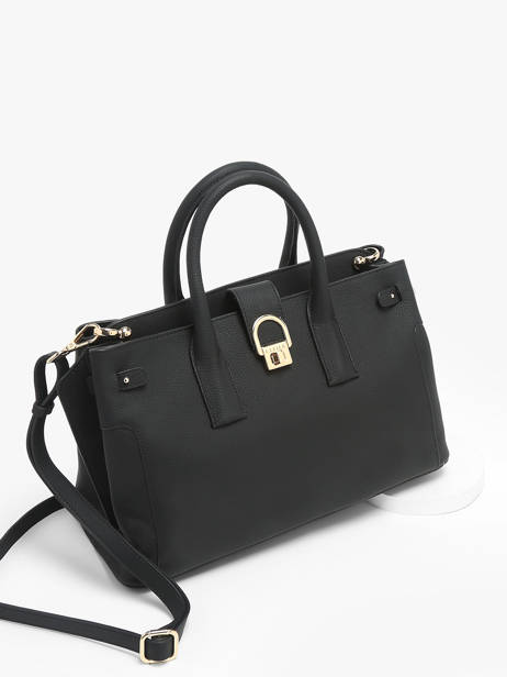 Handtas M Equestre Leder Etrier Zwart equestre EEQT142M ander zicht 2