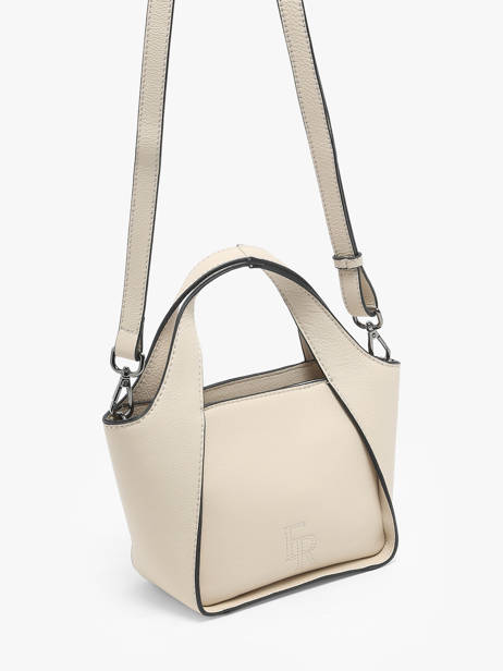 Cross Body Tas S Foudre Leder Etrier Beige foudre EFOD107S ander zicht 2