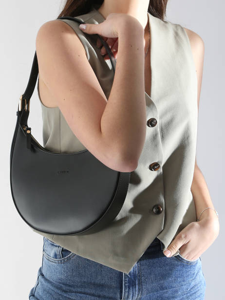 Schoudertas Altair Leder Etrier Zwart altair EALA104M ander zicht 1