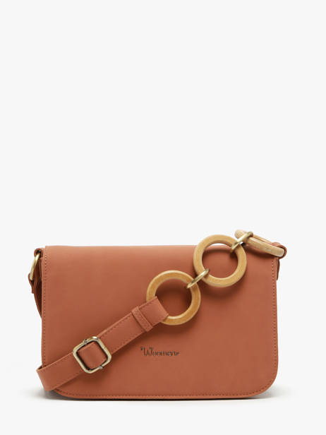 Cross Body Tas Heliconia Woomen Bruin heliconia WHEL03