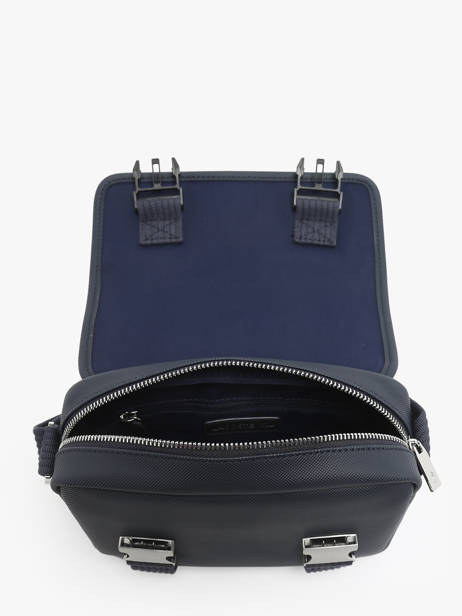 Cross Body Tas Lacoste Blauw men's classic NH4858HC ander zicht 3