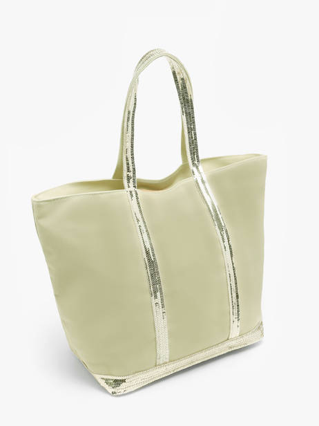Schoudertas Met Rits Le Cabas L Pailletten Vanessa bruno Groen cabas 1V40409 ander zicht 2
