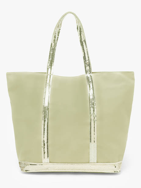 Schoudertas Met Rits Le Cabas L Pailletten Vanessa bruno Groen cabas 1V40409 ander zicht 4