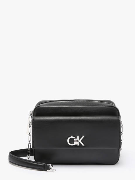 Cross Body Tas Ck Pocket Gerecycleerd Polyester Calvin klein jeans Zwart ck pocket K613089