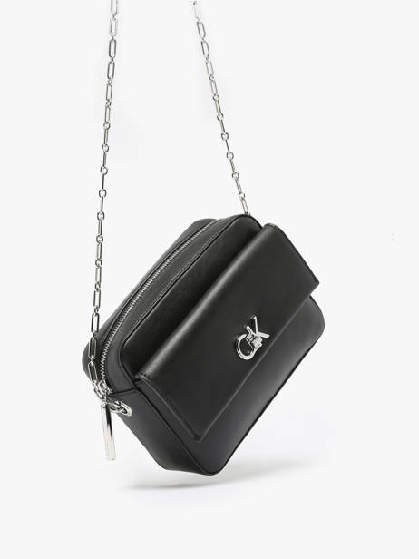 Cross Body Tas Ck Pocket Gerecycleerd Polyester Calvin klein jeans Zwart ck pocket K613089 ander zicht 2