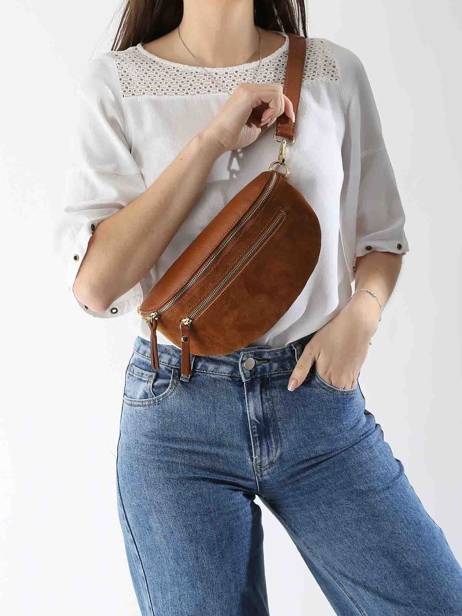 Heuptasje Milano Bruin velvet caviar VC24111 ander zicht 1