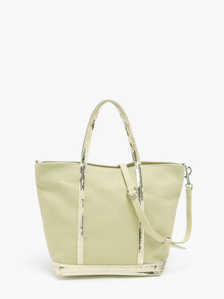 Handtas Le Cabas Pailletten Vanessa bruno Groen cabas 1V40435 ander zicht 4