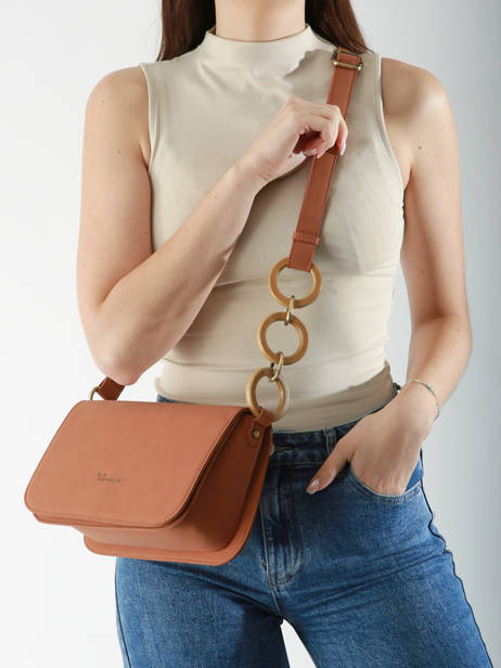 Cross Body Tas Heliconia Woomen Bruin heliconia WHEL03 ander zicht 1