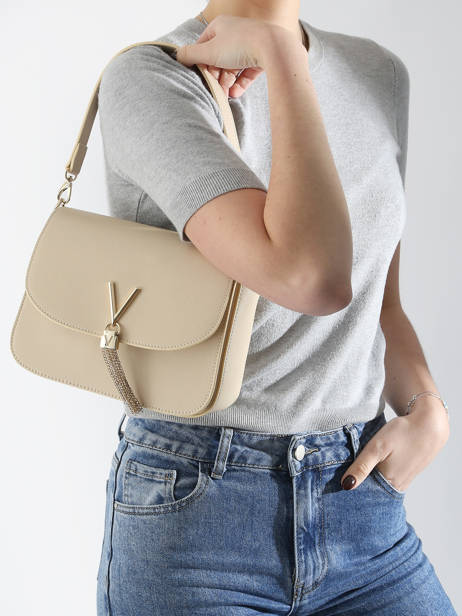 Cross Body Tas Divina Sa Valentino Beige divina sa VBS1IJ04 ander zicht 1