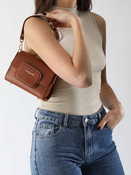 Cross Body Tas Paris Pad Leder Lancaster Bruin paris pad 59 ander zicht 1