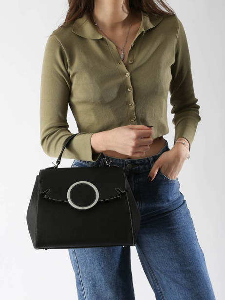 Handtas Ginkgo Leder Nathan baume Zwart ginkgo 1 ander zicht 1