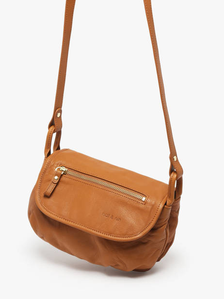 Cross Body Tas Vintage Leder Nat et nin Bruin vintage JENNY ander zicht 2